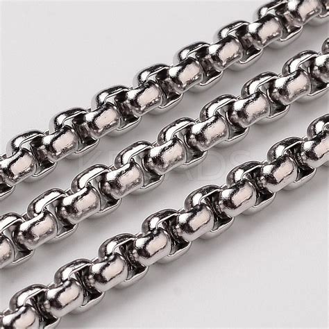 box chain stainless steel|stainless steel necklace chain bulk.